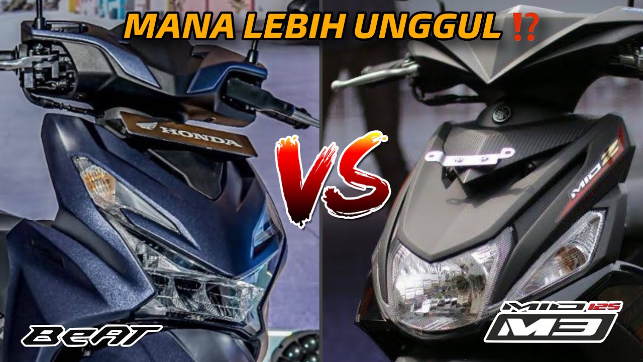 MANA LEBIH UNGGUL ⁉️ NEW HONDA BeAT 2024 VS YAMAHA MIO M3 2024 YouTube