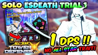 INSANE Solo Esdeath TRIAL 1 (3 Units) in ASTD X! - YouTube