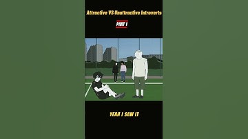 Attractive VS Unattractive Introverts – Part 2 👤✨ | #Shorts