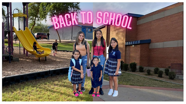 the girls first day of school !!
