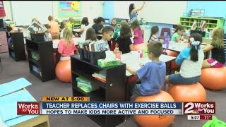 Teacher Replaces Classroom Chairs With Exercise Balls