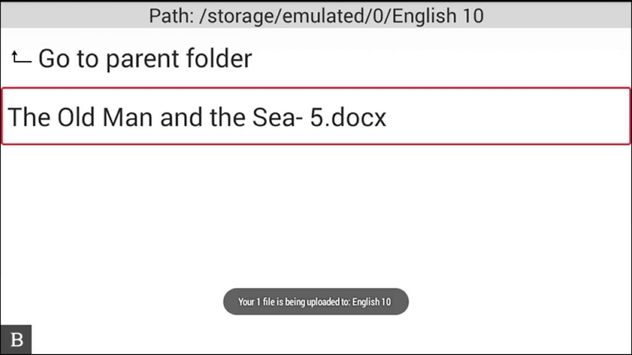BrailleNote Touch snapshot tutorial No.12 Sharing files directly from