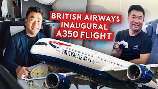 British Airways A3501000 First Flight