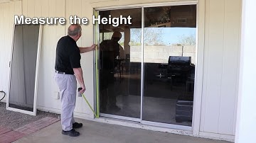 How to Measure For a Meshtec Patio Screen Door