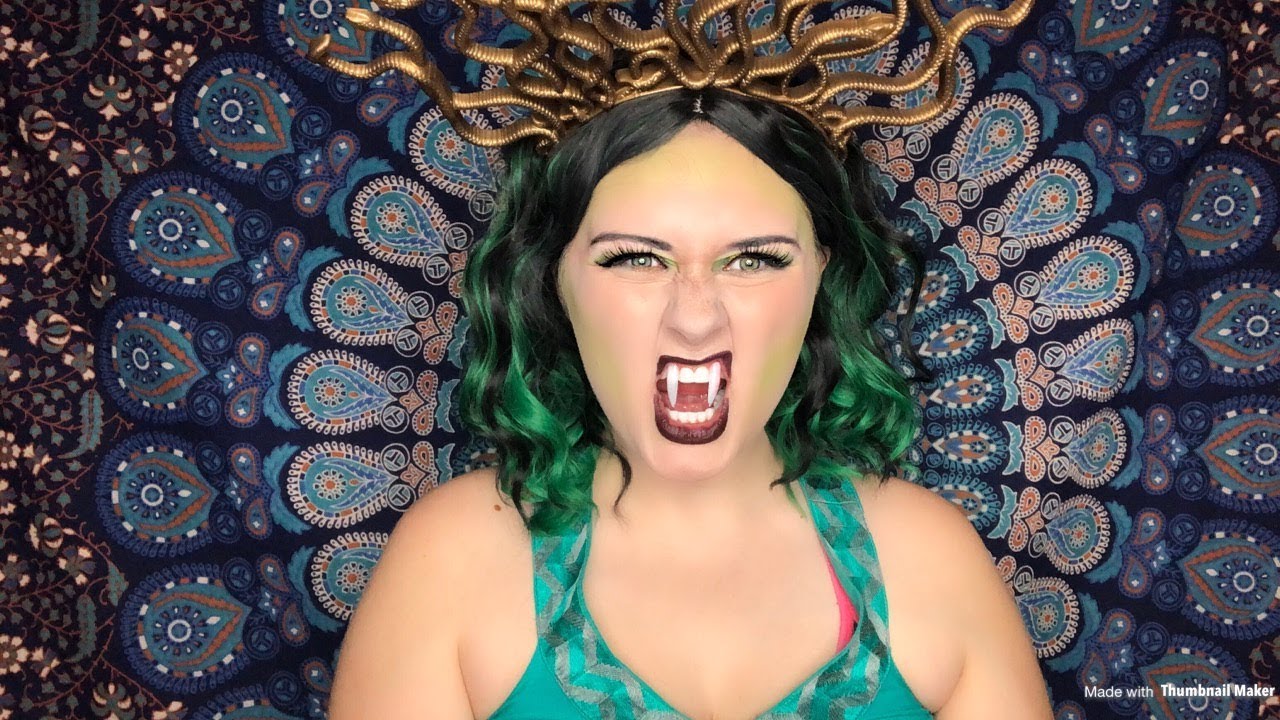 Medusa Halloween Makeup Tutorial - YouTube