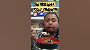 sup daging sapi hitam/RAWON #fyp #trending #viralshorts #food #rawon #black #beef #soup #indonesia #enak