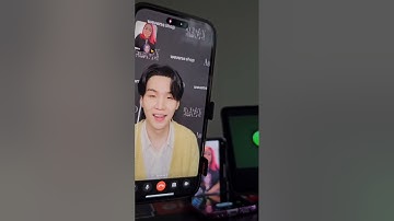 "Video Call Fansign Event" SUGA during a video call with an ARMY today #agustd #d_day_tour