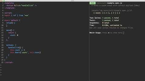[Testing Vue 3 apps] 1.13 - Testing Emitted Events