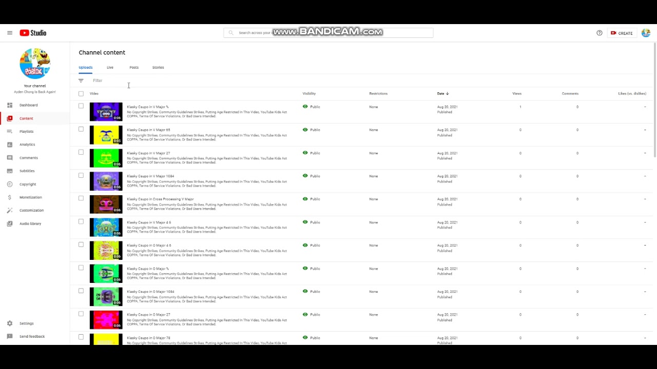 Bad News! I Got Made For Kids! (OUTDATED)