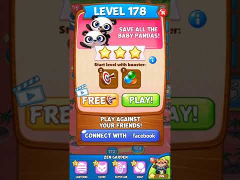 Panda Pop Level 178 No Boosters Youtube