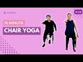 Chair yoga for seniors beginners