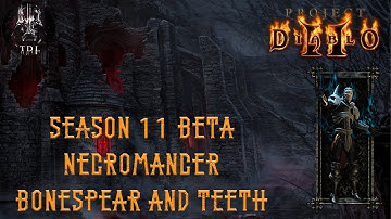 Project Diablo 2 Necromancer Guide — Bone Spear & Teeth Build (S11 Beta)