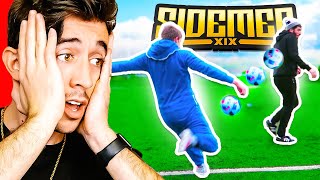 Americans react to Sidemen Football Trickshots