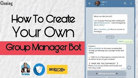 How To Create Your Own Group Manager Bot in Telegram Group | Group Help Bot Cloning | Malayalam