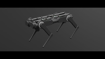 Quadruped Robot Simulation