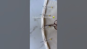 How To Sew A Perfect Curved Hem #sewing #ussewtips #foryou #sewingtutorial #fypシ #diy #sewingtips
