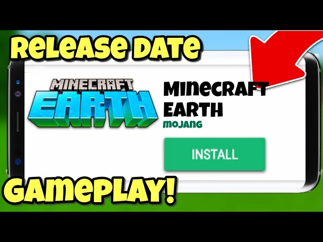 Minecraft Earth RELEASE DATE + Gameplay! 