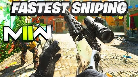 the FASTEST SNIPING on Modern Warfare 2 You’ll EVER SEE.. (BEST SETTINGS)