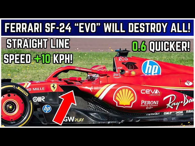 Ferrari's SF-24 EVO UPGRADE Will DESTROY The Competition In Imola! | F1 2024 class=