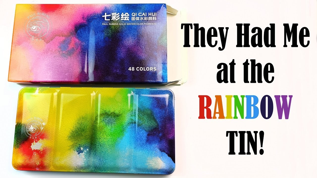48 Colour Rainbow Tin Review by Becky Tregear