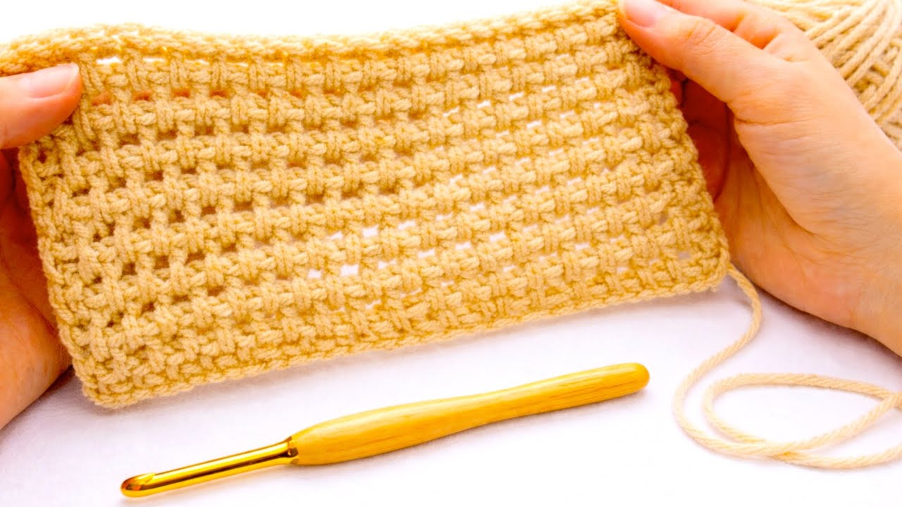 Perfect Crochet Stitch for Shawl, Scarf & Blanket