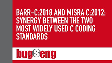 BARR-C:2018 and MISRA C:2012: Synergy Between the Two Most Widely Used C Coding Standards