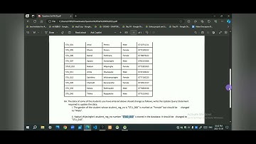 DBMS Question Set 06