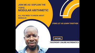 All you need to know about the Topic Modular Arithmetic. #modular