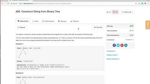【每日一题：小Fu讲解】 LeetCode 606. Construct String from Binary Tree