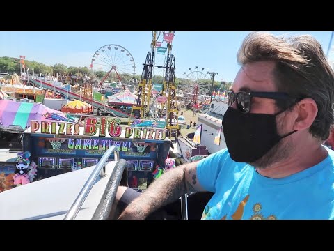 Florida Strawberry Festival 2021 Opening Day - Lots of Food & Carnival Coasters / Stuck On Dark Ride