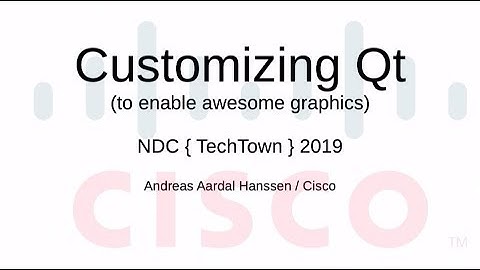 Customizing Qt to create first class graphical experiences on highly customized hardware