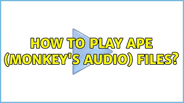 Ubuntu: How to play APE (Monkey