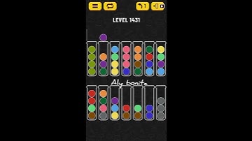 ball sort puzzle level 1431
