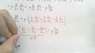 Navier-Stokes Equations for Incompressible Flow