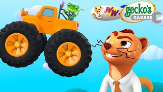 These Tires are Wheely Bouncy | Gecko's Garage | Trucks For Children | Cartoons For Kids