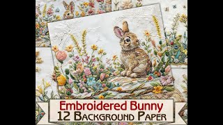 Embroidered Background Paper by SharmStudio 193 views 2 months ago 2 minutes, 10 seconds