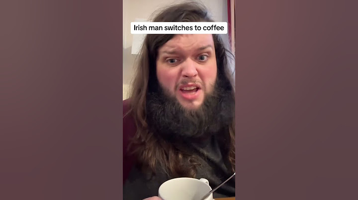 Irish Man tries coffee