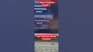 Whether Tax Practice will Count for 3 Years Practice in Judiciary Exam ?#StudentDoubt