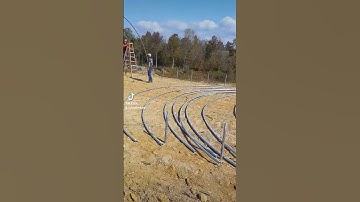 🌱 💚 Giant Greenhouse Install Hoophouse Kit #shorts