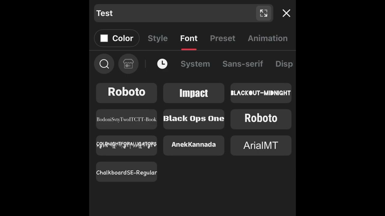 I finally got custom fonts on KineMaster on IOS!!!