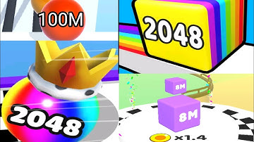 Ball Merge 2048 Vs Happy Cubes 2048|  Android ios|