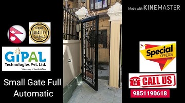 Small gate full automatic swing gate opener #remote gate #nepal