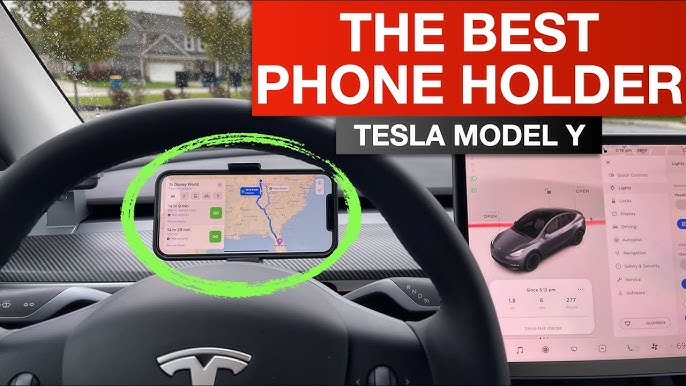 KIKIMO 2021 Tesla Model 3 Model Y Phone Holder, Tesla Model 3