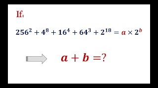 🔥 Power of 2 Puzzle! Solve for a + b Quickly 🚀