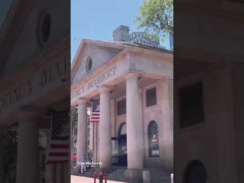 Massachusetts - Quincy Market, Boston, USA #travel #city #boston #shorts