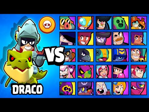 DRACO vs TODOS LOS BRAWLERS 