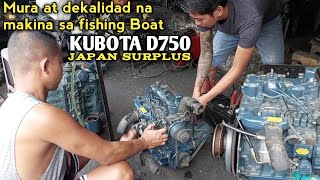Kubota D750 testing - Japan Surplus | Mura at dekalidad na makina para sa Fishing boat/bangka