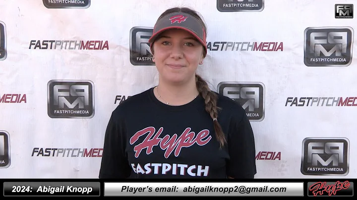 2024 Abigail Knopp 3.96 GPA - Shortstop Softball P...