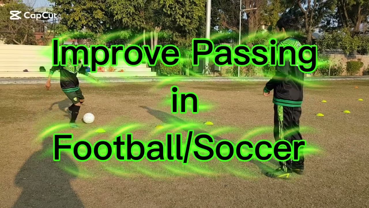 How to Improve Passing in Football ⚽ | Best Passing & Foot Skills Drills for Young Soccer Players