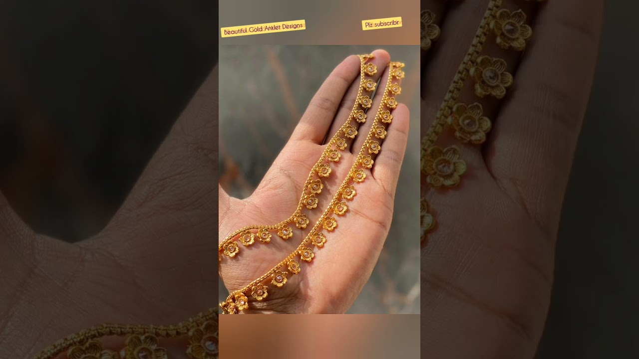 Trending Gold Payal Designs👌👌👌
